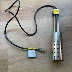 Kingwork 1500W Bucket Water Heater | UL Listed | Auto Shutoff | Stainless Steel